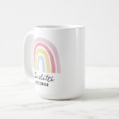 Bruidsmeisje | Regenboog Afscheidsetiquette voor d Koffiemok (Voorkant links)