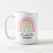 Bruidsmeisje | Regenboog Afscheidsetiquette voor d Koffiemok (Links)