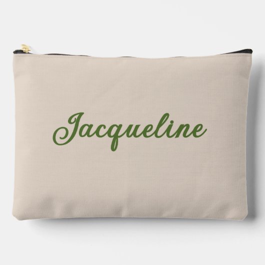 Bruidsmeisje Retro Groen + Beige Diamant Geruit Etui (Voorkant)