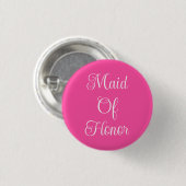 Bruidsmeisje Ronde Button 3,2 Cm (Voorkant /achterkant)