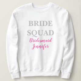 Bruidsmeisje Roze Aangepaste Naam Trouw Bacheloret Trui