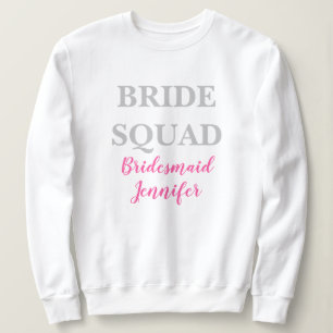 Bruidsmeisje Roze Aangepaste Naam Trouw Bacheloret Trui