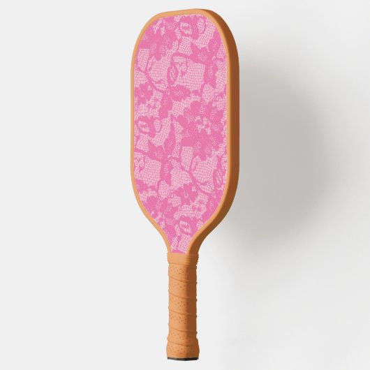 Bruidsmeisje Roze Kant Print Pickleball Paddle (Links)