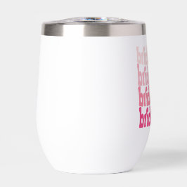 Bruidsmeisje schattig retro roze, gepersonaliseerd