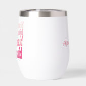 Bruidsmeisje schattig retro roze, gepersonaliseerd (Achterkant)