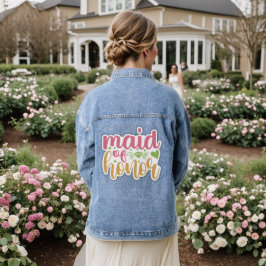 bruidsmeisje schattig vrouwen denim jacket