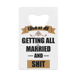 Bruidsmeisje Shirt Dronken Bachelorette Feest Huwe Creditkaart Flessenopener