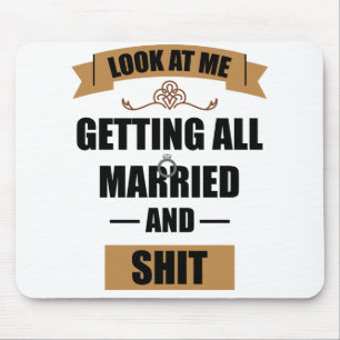 Bruidsmeisje Shirt Dronken Bachelorette Feest Huwe Muismat