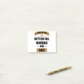 Bruidsmeisje Shirt Dronken Bachelorette Feest Huwe Post-it® Notes (Op bureau)