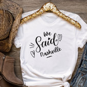Bruidsmeisje shirt voor Nashville bruiloft