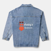 Bruidsmeisje Strand Bikini Bruiloft Feest Denim Jacket (Achterkant)