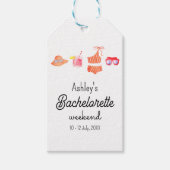 Bruidsmeisje Strand Bikini Weekend  Cadeaulabel (Voorkant)