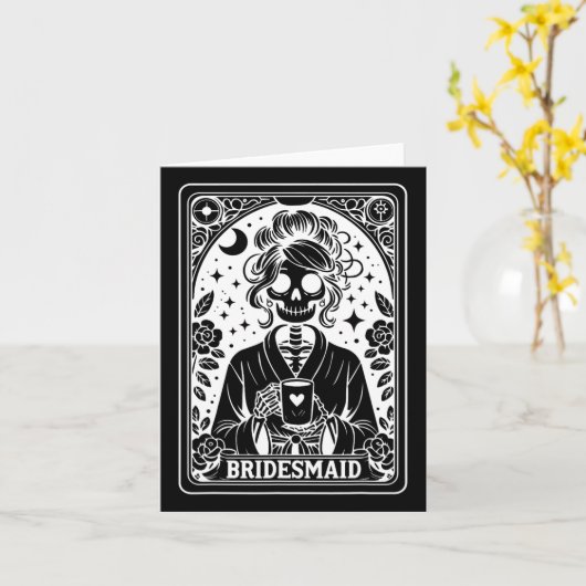 Bruidsmeisje Tarot Kaart Bride Coven Gothic Bachel (Gele Bloem)