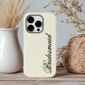 Bruidsmeisje telefoonhoesje cadeau, Persoonlijk ca Case-Mate iPhone Case