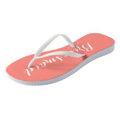 Bruidsmeisje Trendy Coral Teenslippers (Schuin)