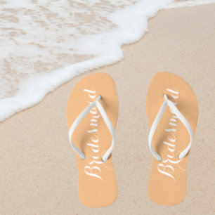 Bruidsmeisje Trendy Peach Teenslippers