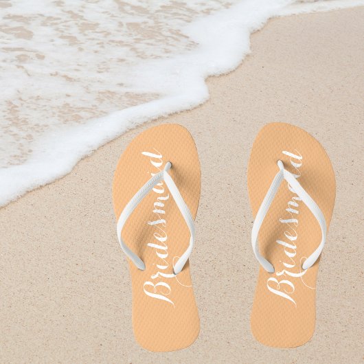 Bruidsmeisje Trendy Peach Teenslippers