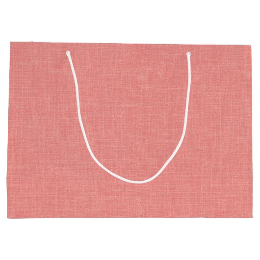 Bruidsmeisje Trouw Monogram Modern Roze & Wit Groot Cadeauzakje (Achterkant)