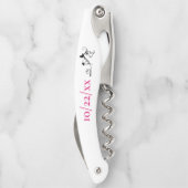 Bruidsmeisje trouwcadeau kurkentrekker (Achterkant)