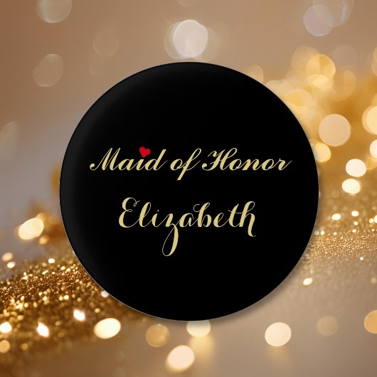 Bruidsmeisje Trouwfeest Afscheid Van Het Jonggezel Ronde Button 3,2 Cm