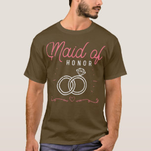 Bruidsmeisje Trouwfeest Bruidsfeest Huwelijk Vrouw T-shirt
