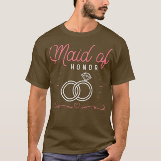 Bruidsmeisje Trouwfeest Bruidsfeest Huwelijk Vrouw T-shirt