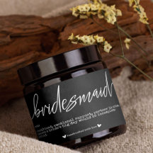 Bruidsmeisje Uitnodiging Favor Etiket Sticker