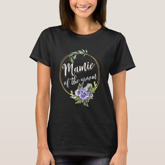 Bruidsmeisje Van De Bruidegom Trouw Afscheid Van D T-shirt (Voorkant)