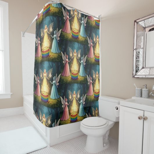 Bruidsmeisje van de rijkdom douchegordijn (In situ)