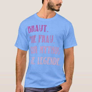 bruidsmeisje van eer getuige vrijgezellen vrouwen t-shirt