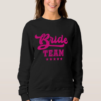 Bruidsmeisje voor vrijgezellenfeest bruidsteam trui