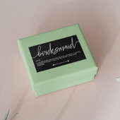 Bruidsmeisje voorstel cadeau-etiket sticker