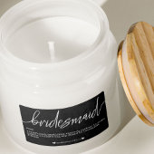 Bruidsmeisje voorstel cadeau-etiket sticker