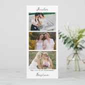 bruidsmeisje voorstel fotostrip Maid of Honor Kaart (Staand voorkant)