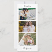 bruidsmeisje voorstel fotostrip Maid of Honor Kaart (Voorkant)