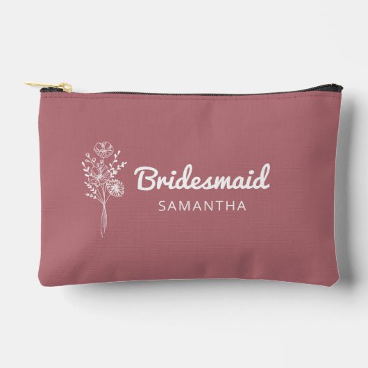 Bruidsmeisje Voorstel Getuige Make-uptasje Etui (Voorkant)