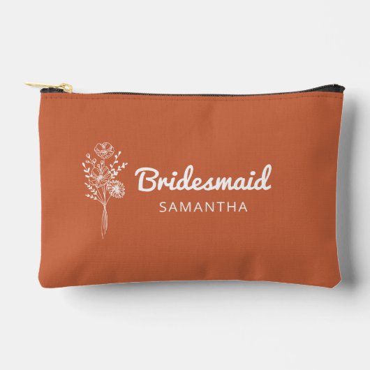Bruidsmeisje Voorstel Getuige Make-uptasje Etui (Voorkant)