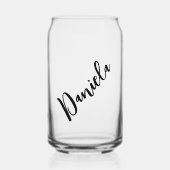 Bruidsmeisje voorstel kalligrafie gepersonaliseerd blikvorm glas (Voorkant)