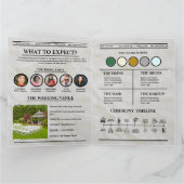 Bruidsmeisje voorstel krant Retro Maid of Honor Kaart (Binnen)