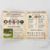 Bruidsmeisje voorstel krant rustieke Maid of Honor Kaart (Binnen)