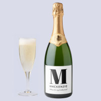 Bruidsmeisje voorstel Monogram Naam