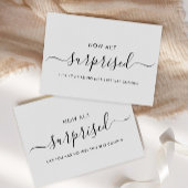 Bruidsmeisje voorstel nu handelen verrast bruidsme kaart