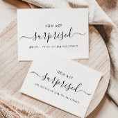 Bruidsmeisje voorstel nu handelen verrast bruidsme kaart