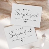 Bruidsmeisje voorstel nu handelen verrast bruidsme kaart