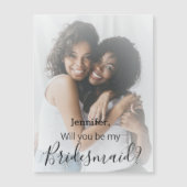 Bruidsmeisje voorstel vervaagd foto stijlvolle mag (Voorkant)