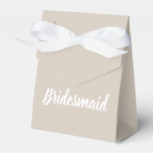 Bruidsmeisje Voorstelbox - Verloving Bruidsfeest Bedankdoosjes (Voorkant Zijde)