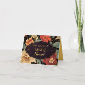 bruidsmeisje Voorstelkaart Kaart (Voorkant)