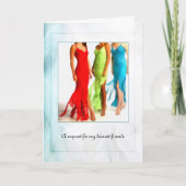 Bruidsmeisje - Vriend - Uitnodiging (Voorkant)