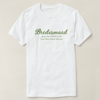 Bruidsmeisje vrijgezellenfeest matching t-shirt