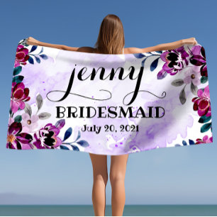 Bruidsmeisje vrijgezellenfeest Persoonlijke Huweli Strandlaken